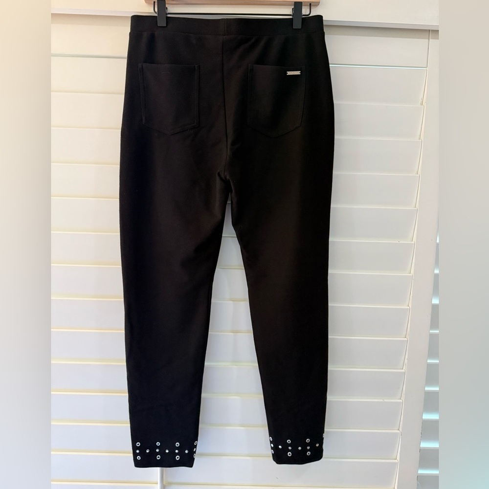 Michael Kors Black Pants w/ Embellished Ankle - Picture 4 of 5